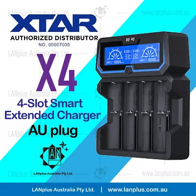 XTAR X4 Smart 4-Slot Extended Charger For 21700  Dual Input > VC4 D4 New I4 • $49.50